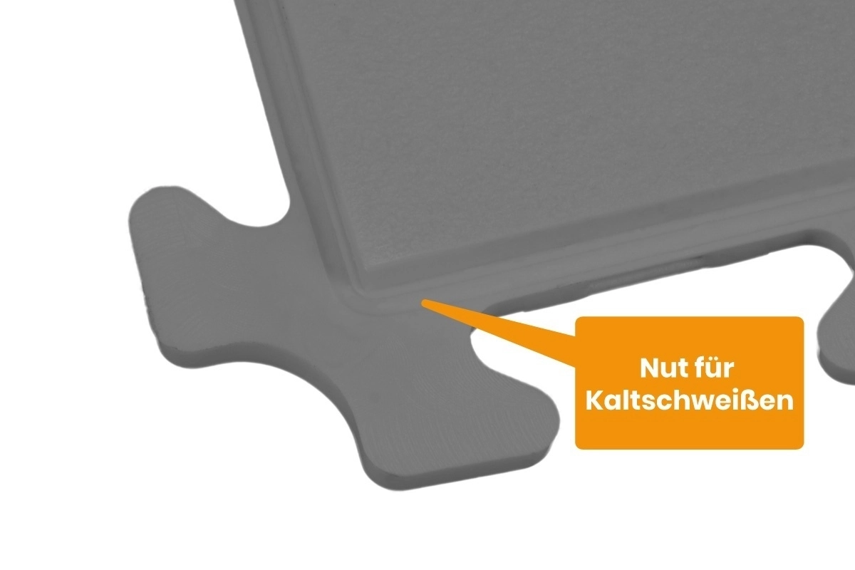 PVC Kliktegel Waterdicht Antraciet | &euro; 12,90